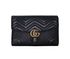 GG Marmont Clutch, &pound;620, Handbags, Black, Leather, Front view